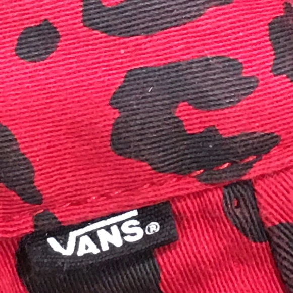 Vans Authentic Red Leopard Print Chino Pants *Size 24* - Picture 2 of 10